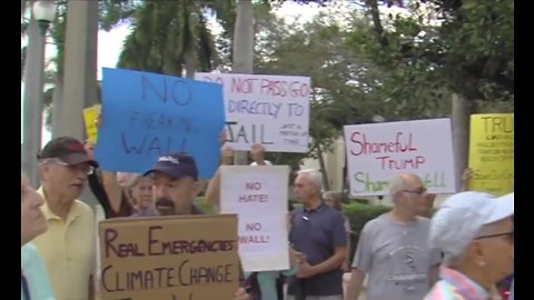 Protests against President's national emergency