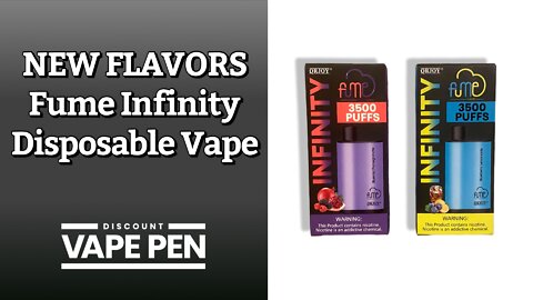 NEW FLAVORS Fume Infinity Disposable Vape