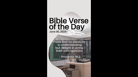 Bible Verse of the Day: June 30, 2024