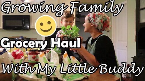 Grocery Haul//Growing Family//Sustainability Goal