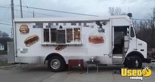 Diesel Step Van Food Truck with Trailer and Ansul Fire Suppression System for Sale in Ohio