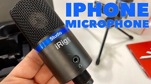 IK Multimedia iRig Studio Microphone is Plug and Play for iPhone