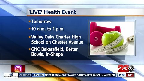 Health and fitness fair Saturday at Valley Oaks Charter High