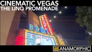 Linq Las Vegas - Cinematic Anamorphic 4k Las Vegas