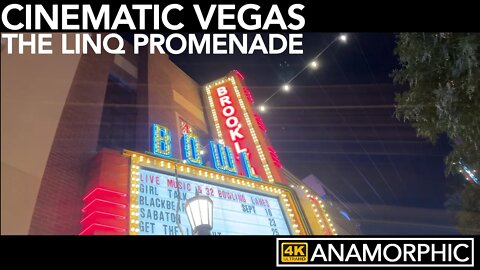 Linq Las Vegas - Cinematic Anamorphic 4k Las Vegas