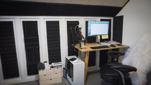 Installing Acoustic Foam in my Small room home studio.