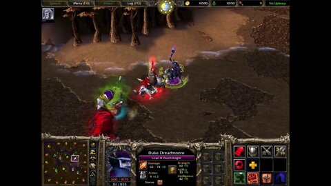 Warcraft 3 Classic: Orc Death Knight on a Horse Mount