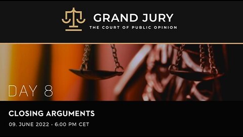 Grand Jury, Corona Investigative Committee, Day 8 Wrap up