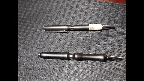 Ebony Pen Turning With Deer Antler Part 2 - Fixed It!
