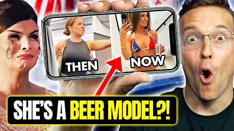'Crazy Plane Lady' BREAKS Internet with Anti-Bud Light Bikini & Beer Photo🍺 Libs MELT DOWN
