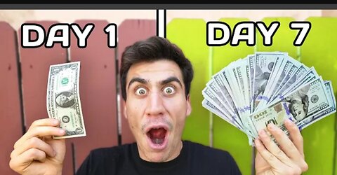 I Turned $1 Into $100,000 In 7 Days