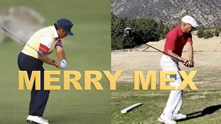 TRY LEE TREVINO'S OPEN STANCE GOLF SWING