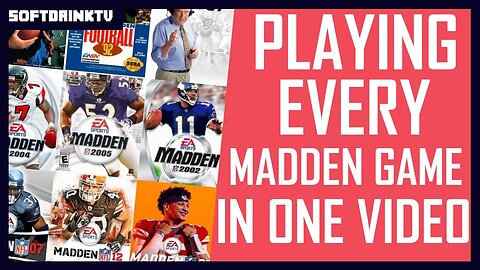 PLAYING EVERY SINGLE MADDEN NFL GAME IN ONE VIDEO