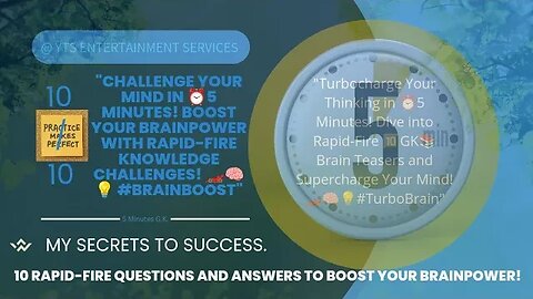 0005/Infinity (∞): Boost Your Brainpower: Quick Knowledge Boost - 10 Questions in 5 Minutes!