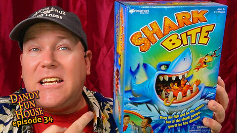 SHARK BITE GAME - Unboxing, Review, History and How to Play! - Dandy Fun House episode 34