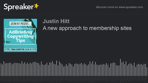 A new approach to membership sites