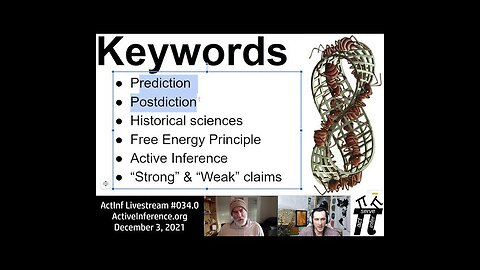 ActInf Livestream #034.0 ~ "The free energy principle: it’s not about what it takes...."