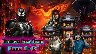 MK Mobile. Hellspawn Fatal Tower - Battles 11 - 15