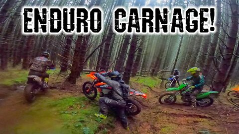 Trying My Favorite wet and boggy enduro trails