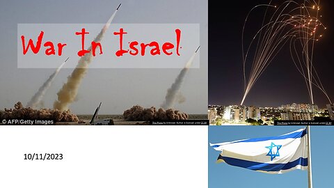 War In Israel - My Thoughts