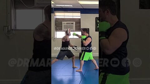 Doctor Marc on His Morning Punch Pad Workout