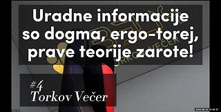 #04 Torkov Večer BELIS - Uradne informacije so dogma - so TEORIJE ZAROTE