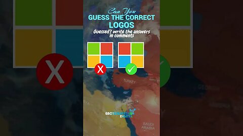 Guess the Correct Logos - Logo Puzzle Challenge: Can you Spot the Correct Logo! #Logos #Shorts