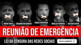 LEI DA CENSURA! Nikolas Ferreira, Eduardo Bolsonaro, Gustavo Gayer, Mario Frias e Paulo Figueiredo