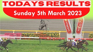 Sunday 5th March 2023 Free Horse Race Result