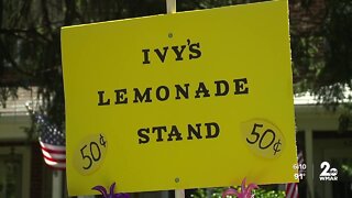 Beat the heat with Ivy's lemonade stand