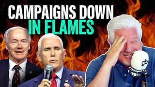 Glenn Beck REACTS to Mike Pence & Asa Hutchinson TORCHING their 2024 Campaigns in Tucker interview