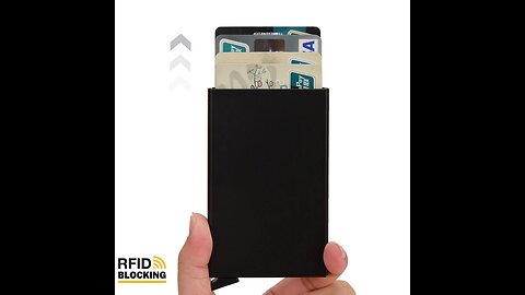 Rfid Smart Wallet Card Holder Metal Thin Slim Men Women Wallets