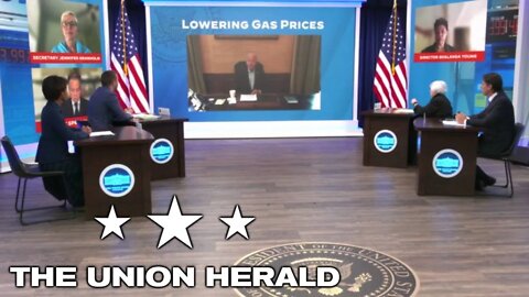 President Biden Receives Economic Briefing on Lowering Gas Prices