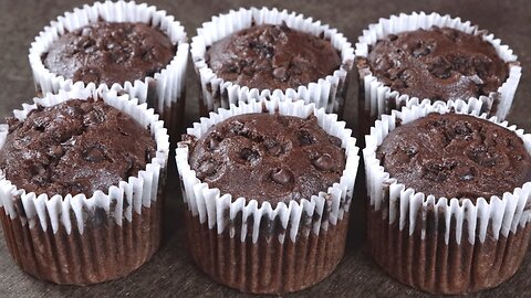 Easy, Soft & Spongy Chocolate Cupcake Recipe | How to make CupCake at Home