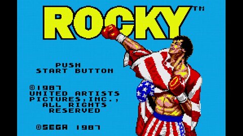 Rocky (World) - Master System - Longplay - Live com MiSTer FPGA