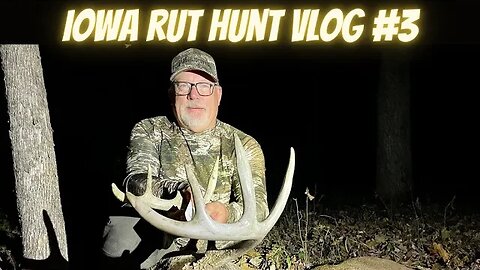 Iowa whitetail rut hunt vlog 3 | Punching the tag