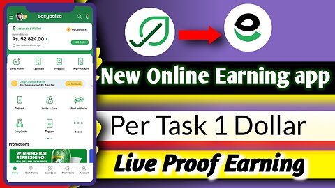 1Task=1Dollar Free Earning Site | New Earning App