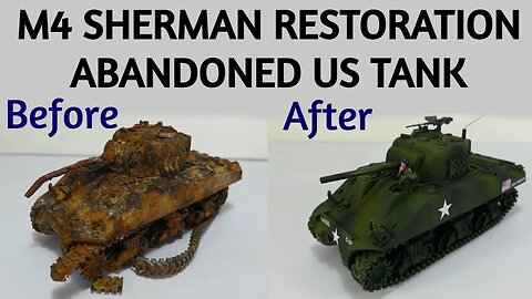 M4 Sherman Restoration Abandoned US Tank | US Tank Restoration | Perfect Restoration