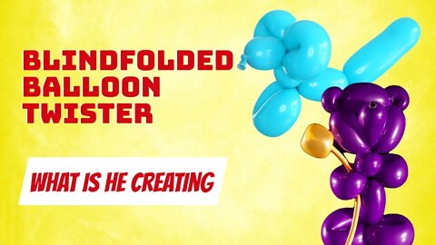 What is the Blind Folded Balloon Twister Creating | Classic Zoomalata Video