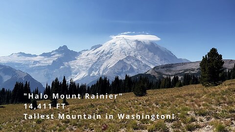 "Halo Mount Rainier" Near Sunrise Day Lodge @ Mount Rainier National Park! | 4K | Washington