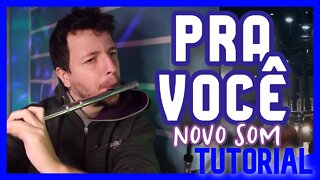 PRA VOCÊ - NOVO SOM - Tutorial flauta transversal, doce e outros instrumentos