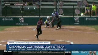 Oklahoma softball continues LLWS run