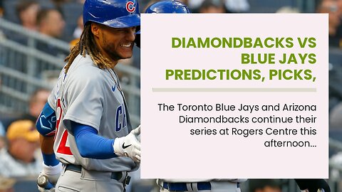 Diamondbacks vs Blue Jays Predictions, Picks, Odds: Gallen Puts In Work