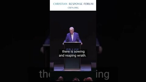 John MacArthur - God’s Wrath - Christian Response Forum - #shorts