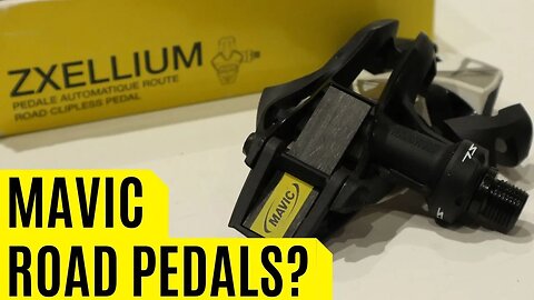 A Discontinued Lighweight Pedal -Mavic Zxellium SL Road Bike Pedals Feature Review and Weight