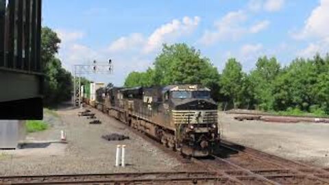 Norfolk Southern 218 Intermodal Train from Marion, Ohio July 25, 2021