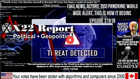 Ep 3191b - Fake News, Actors, [DS] Panicking, World Wide Alert, This Is How It Begins