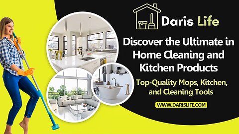 Daris Life: Top-Quality Mops, Kitchen, and Cleaning Tools - Free Shipping & 10% Off!