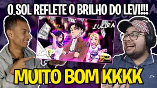 REACT ESSE É O MELHOR RAP DO LEVI | RapZueira: 33 | Byakuran