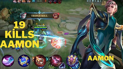 19 Kills Aamon | Best Aamon Gameplay | MLBB